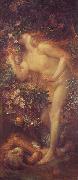 george frederic watts,o.m.,r.a. Eve Tempted oil on canvas